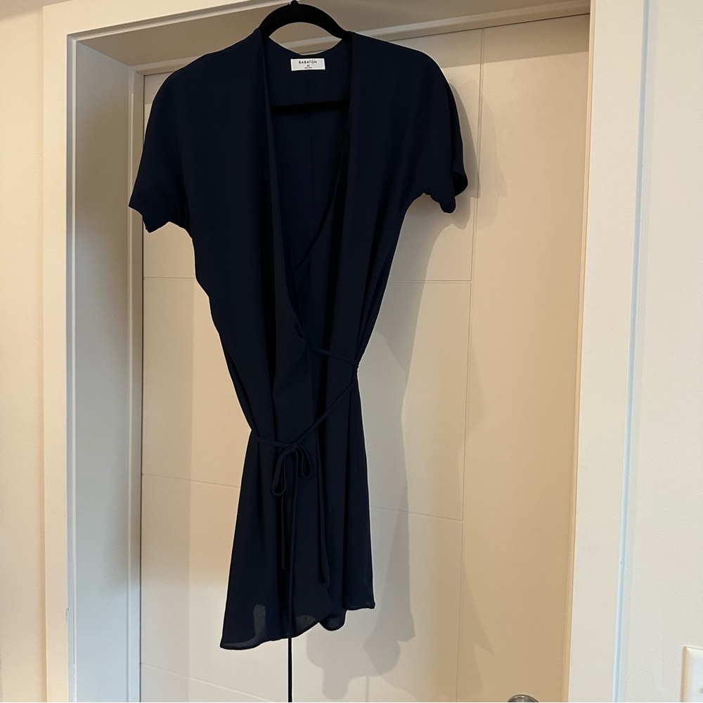 Babaton Wrap Mini Dress
